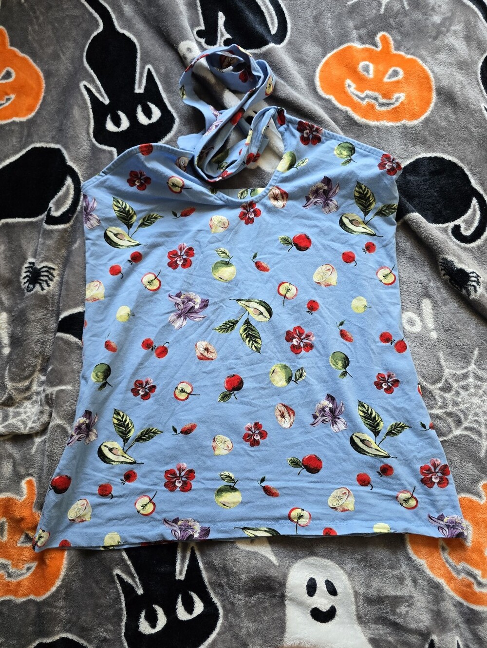 Torrid Retro Chic Halter Top Fruit Print Size 1